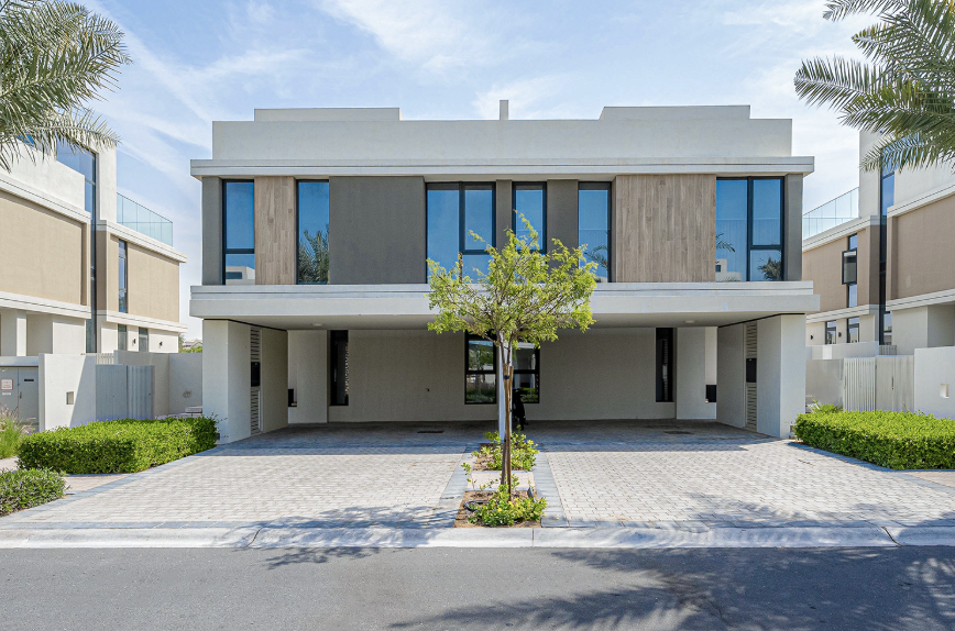Club villas about community facade