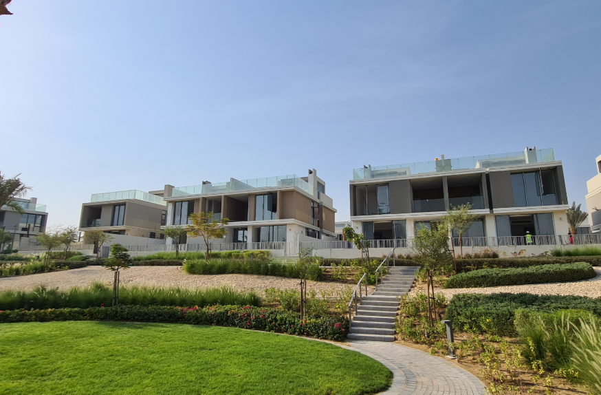 Club villas about community golf course view