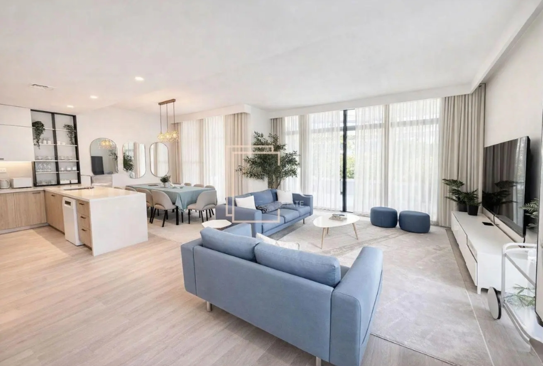 Club Villas Dubai Hill living rooms Estate 3Br for sale