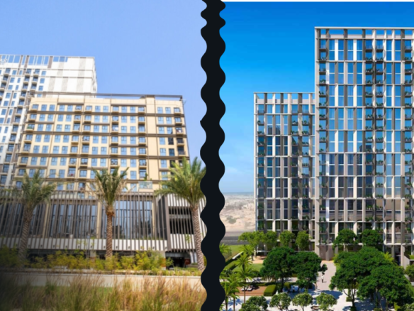Collective vs Socio comparison Dubai Hills Estate