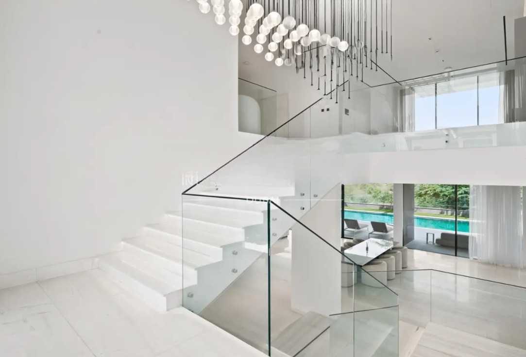 Emerald Hills custom villas Emaar Dubai Hills Estate 6 BR stairs