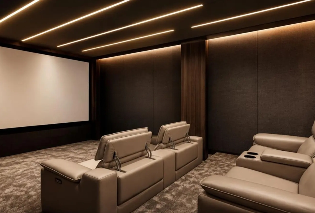 Emerald Hills custom villas Emaar Dubai Hills Estate 6 BR cinema room