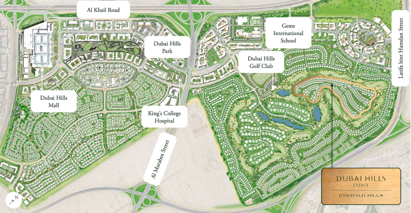 Emerald Hills plot villas for sale custom built