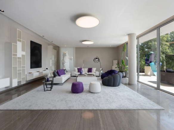 Fairway Vistas 7BR villa for sale Dubai Hills living room