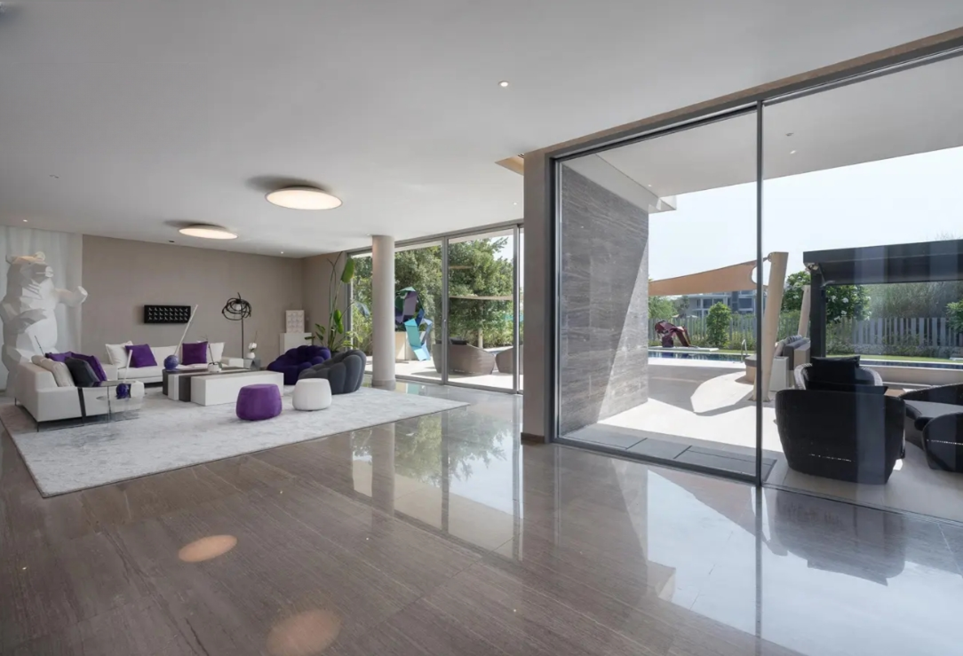 Fairway Vistas 7BR villa for sale Dubai Hills living room