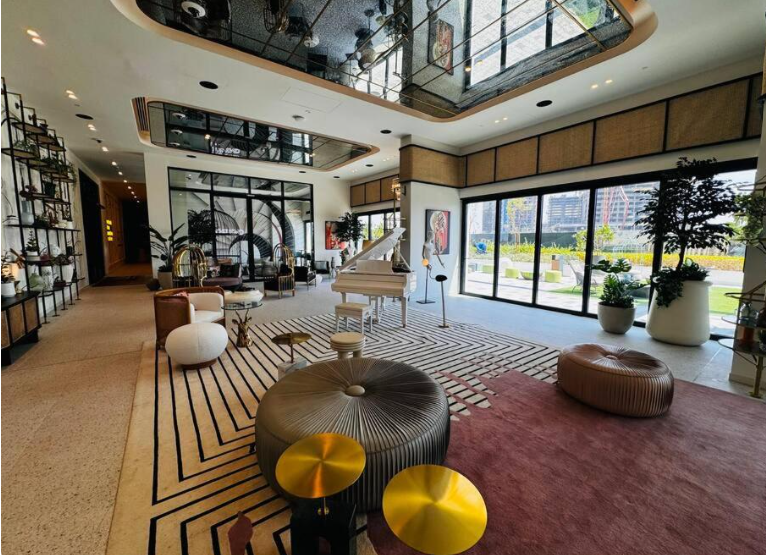 Golfville building about Emaar lobby