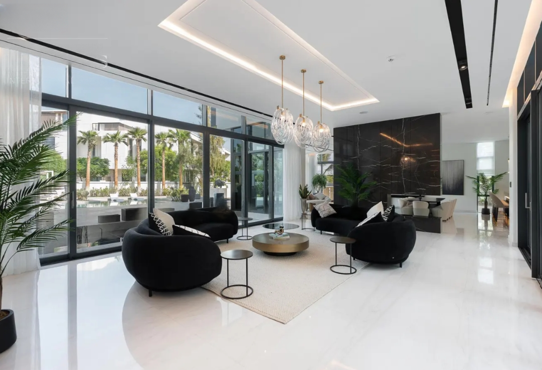 Hills View Dubai Hills Estate 7 BR mansion for sale living room