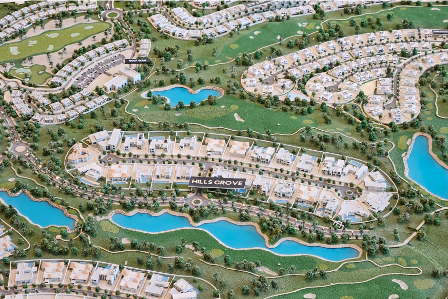 Mansions Hills Grove & Hills View resale golf course cluster map