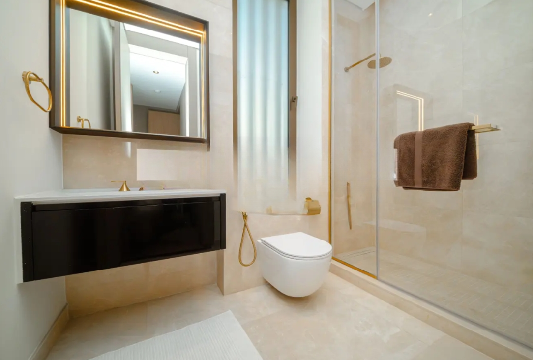 Palm Hills 5 BR villa resale park view powder room