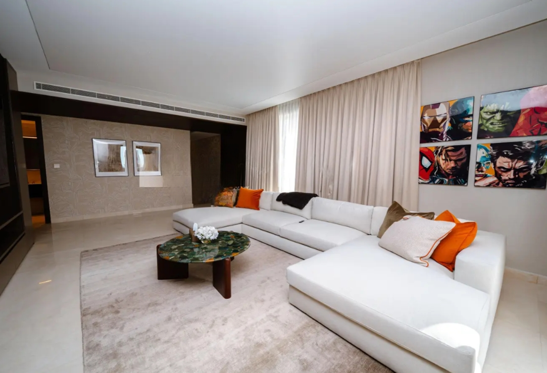 Palm Hills 5 BR villa for sale cinema room
