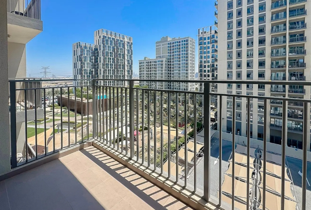 Park Heights Tower 2 bedroom apartment resale Dubai Hills Estate view balcony