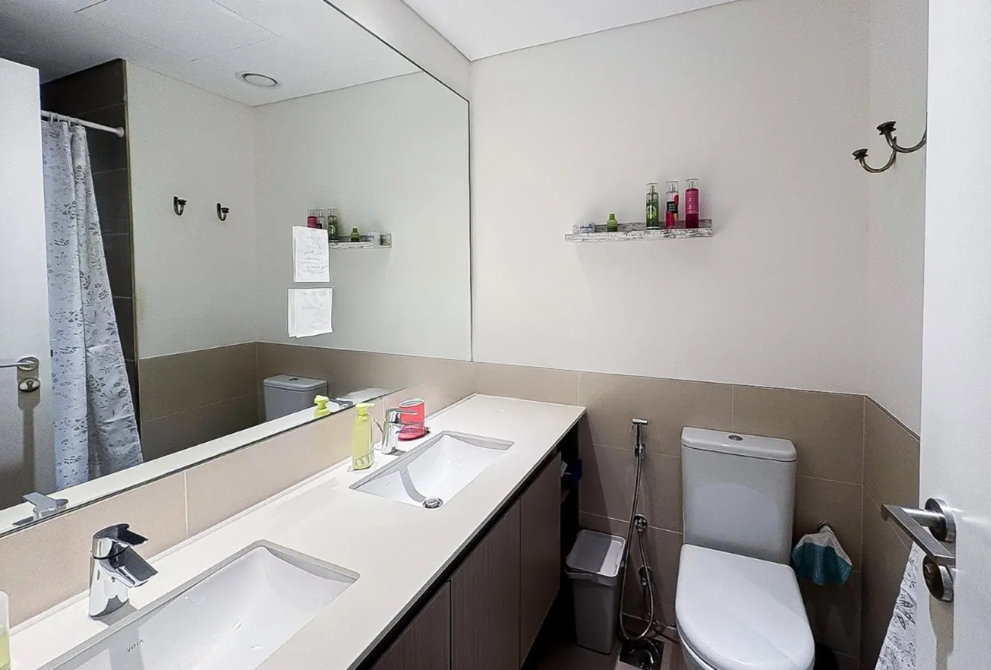 Park Heights Tower 2 bedroom apartment resale Dubai Hills Estate powder room
