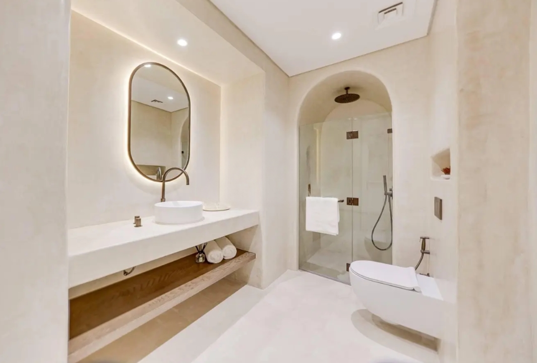 Sidra 1 5BR villa upgraded for sale private pool bathroom