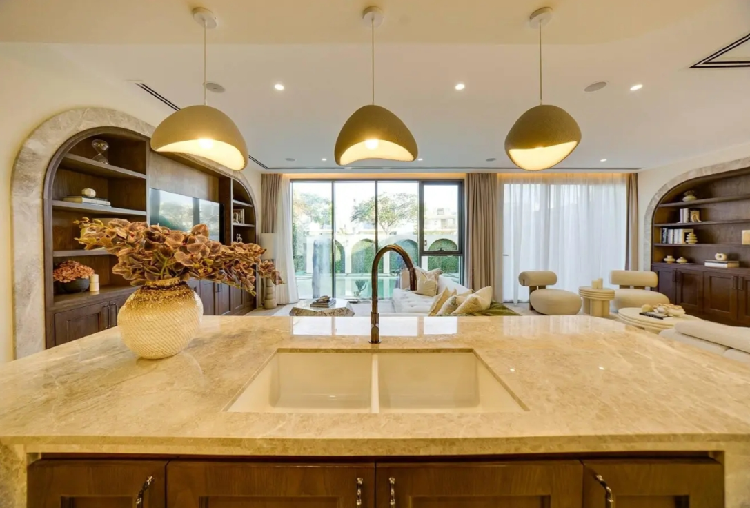 Sidra 1 5BR villa upgraded for sale private pool open kitchen