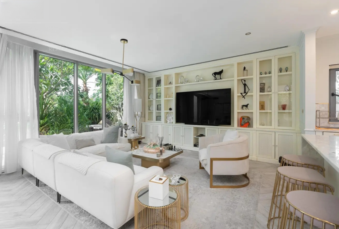 Sidra 4 bedroom corner plot villa resale Dubai Hills Estate furnished