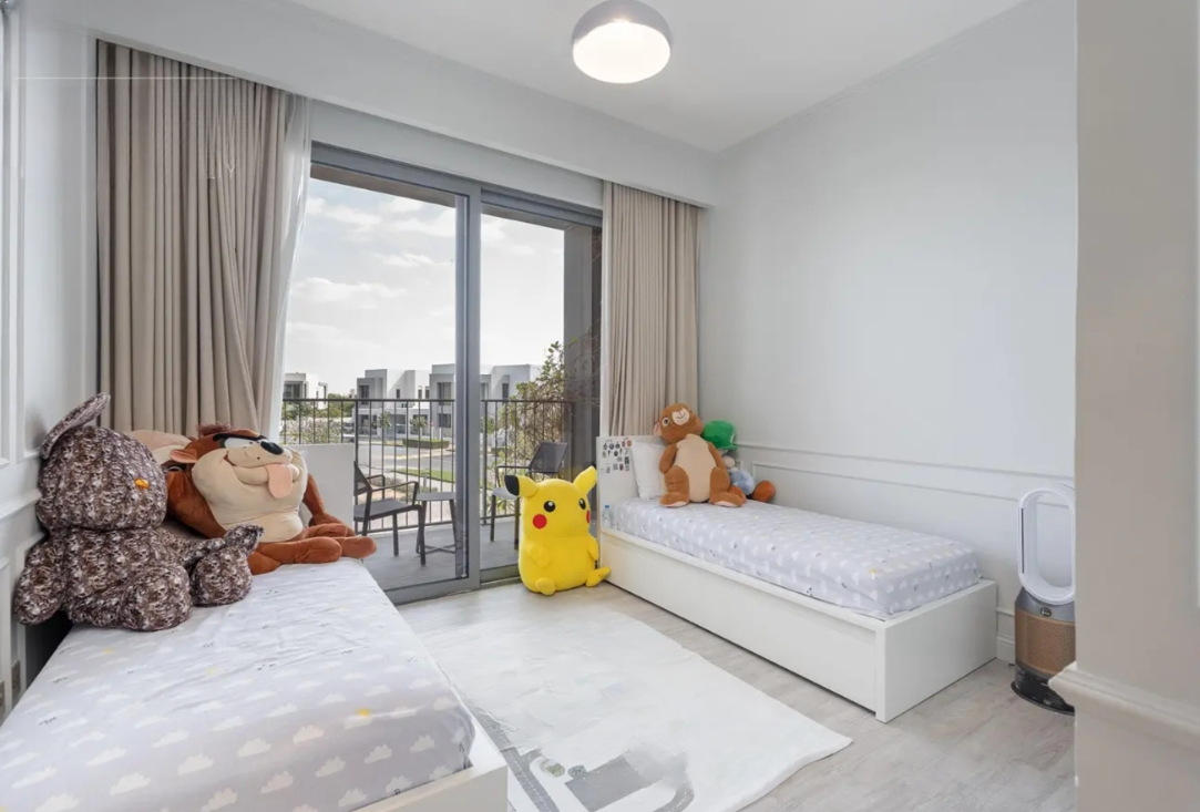 Sidra 4 bedroom corner plot villa resale Dubai Hills Estate rooms