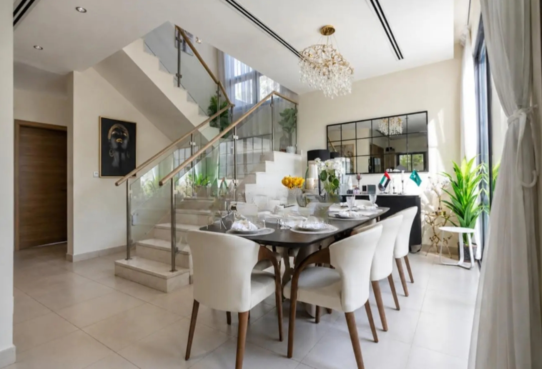 Sidra villas 4 bedroomDubai Hills Estate dining area