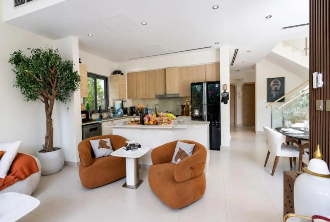 Sidra villas 4 bedroomDubai Hills Estate living area