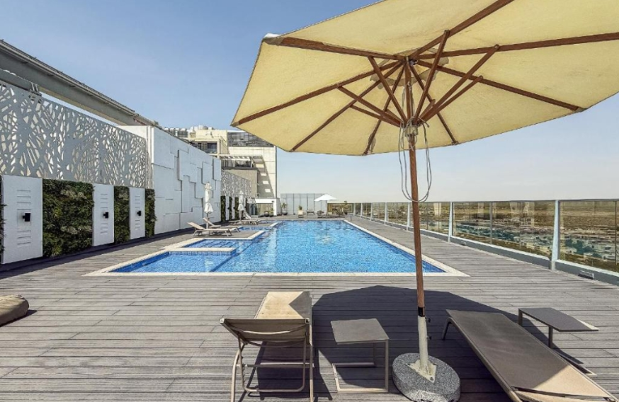Sway Residences studio for sale in Dubai Hills Estate swimming pool