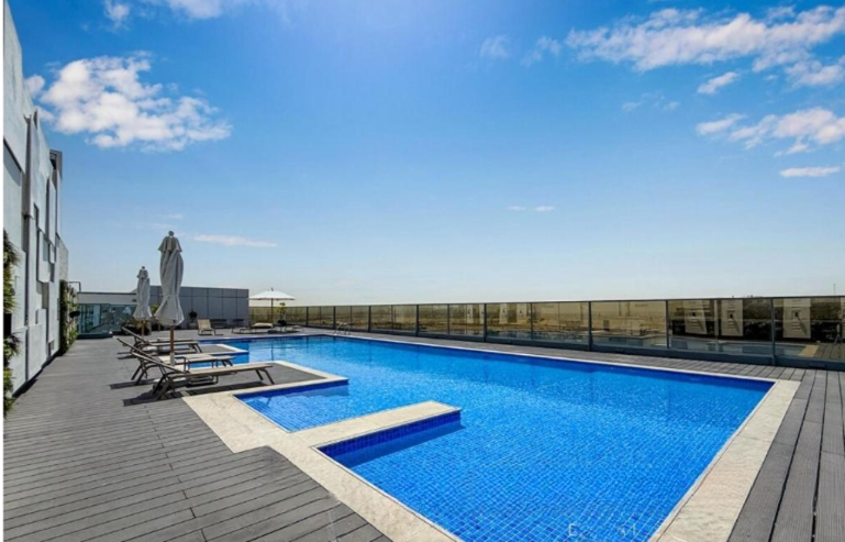 Sway Residences studio for sale in Dubai Hills Estate pool