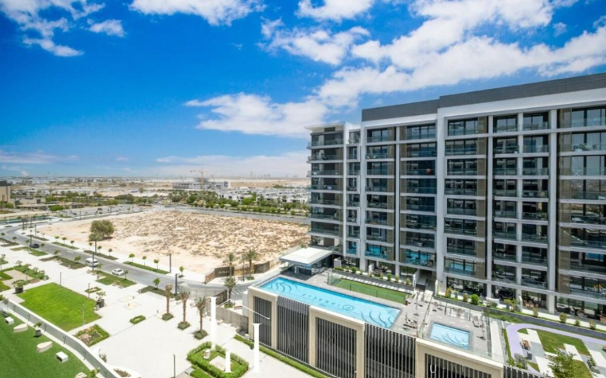 Sway Residences studio for sale in Dubai Hills Estate facade
