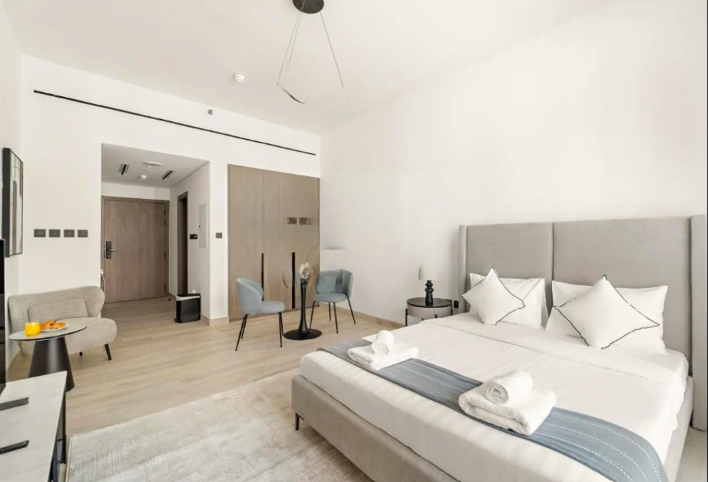 The Grove by Iman studio for sale Dubai Hills Estate interior