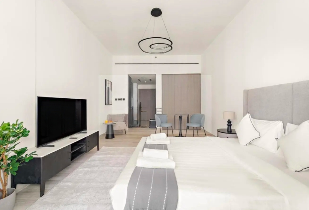 The Grove by Iman studio for sale Dubai Hills Estate living area