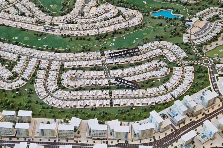 The Parkway Dubai Hills Estate about cluster map
