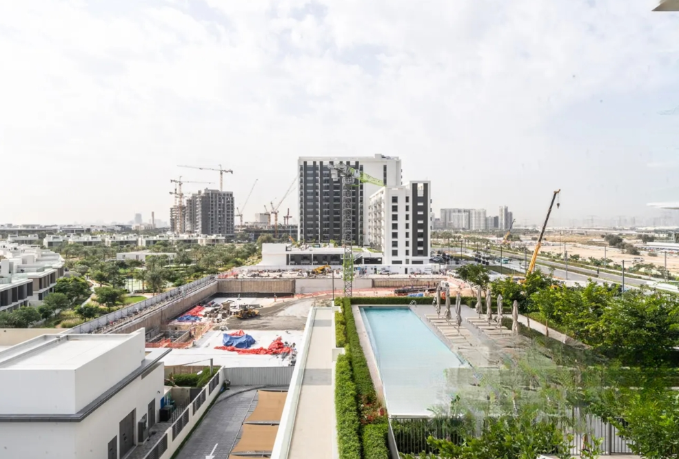 Golf Suites 3 BR resale Dubai Hills Estate podium amenities