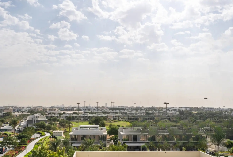 Golf Suites 3 BR resale Dubai Hills Estate community view